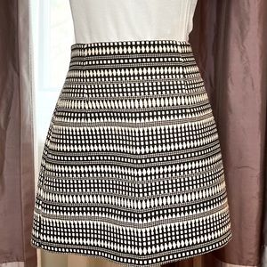 Black and white pattern skirts
